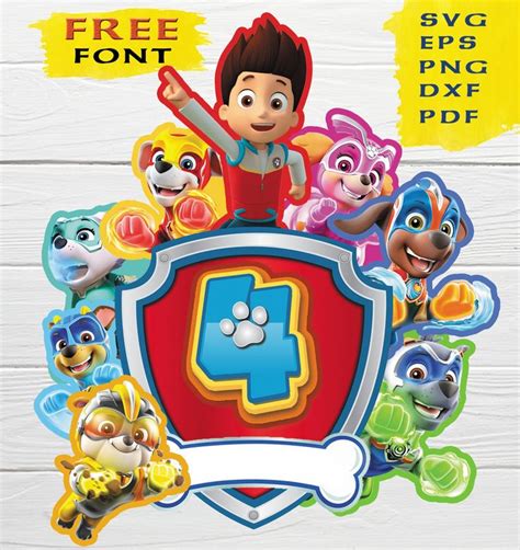 Paw Patrol Birthday Svg Free Togethervsa