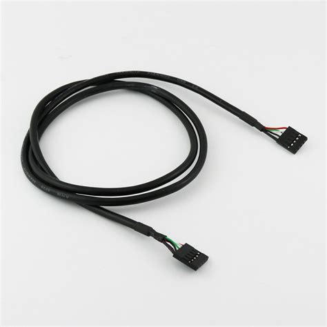 1x 1m Internal 5 Pin Female To Female Usb Idc Motherboard Header Cable Cord Ebay