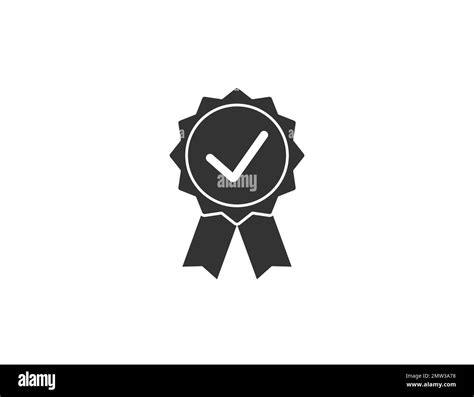 Approval Check Mark Icon Vector Illustration Stock Vector Image And Art