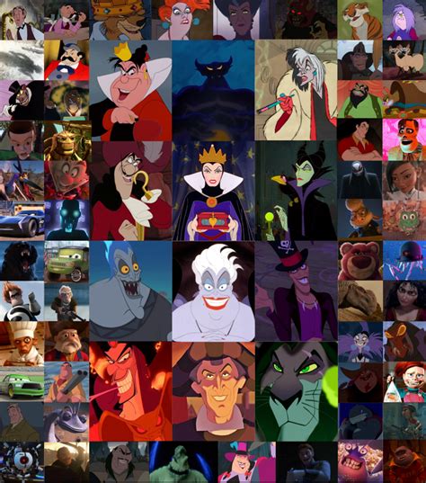 I Made A Collage Of Disney Villains Which Is Your Favorite Disney