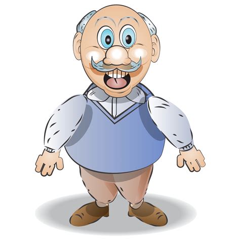 Grandpa cartoon character 2076093 Vector Art at Vecteezy