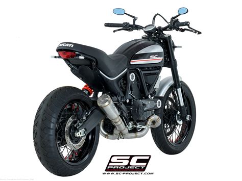 Conic Exhaust Ducati Scrambler 800 Classic 2016 D16 Cl42a