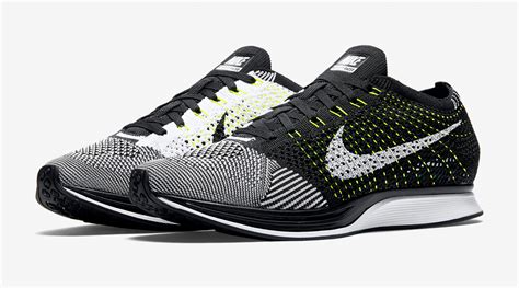 Nike Flyknit Racer White Black Volt Sneaker Bar Detroit