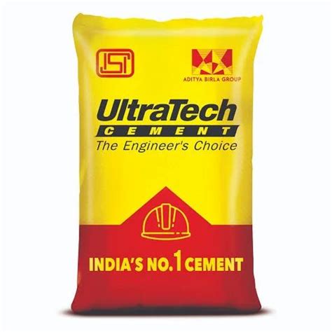 Aditya Birla Ultratech Cement Ppc Packaging Size 50 Kg At Rs 450 Bag