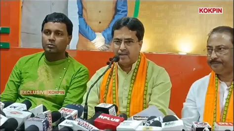 Tripura Bjp Pradesh Press Conference L Cm Dr Manik Saha Youtube