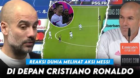 Messi Bagai Dewa Didepan Ronaldo Lihatlah Bagaimana Cara Messi