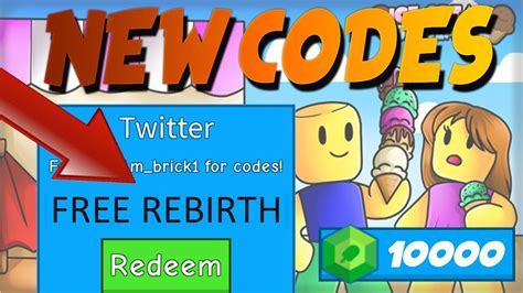 New All Codes In Ice Cream Simulator Roblox Youtube