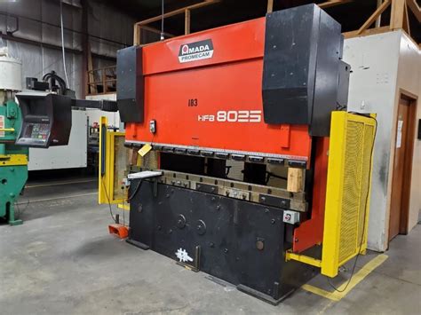 AMADA HFB 8025 CNC HYDRAULIC PRESS BRAKE Fabricating Machinery Inc