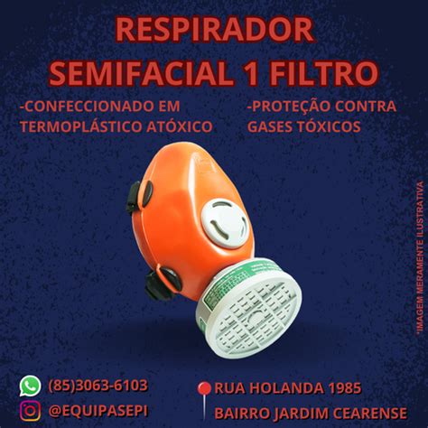 Respirador Semifacial Filtro Equipas Epi