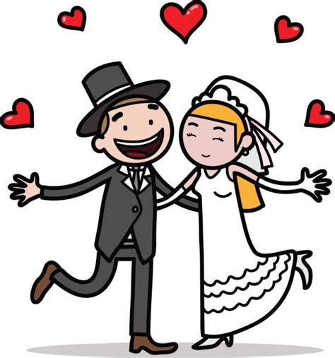 Happy Wedding Anniversary Cartoon Stock Photos, Pictures & Royalty-Free ...