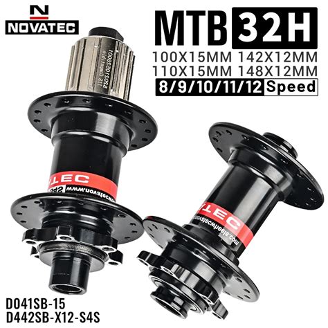 Novatec BOOST Hub D442 D041 Bearing MTB MS Hubs 142 12 148 12 Mountain