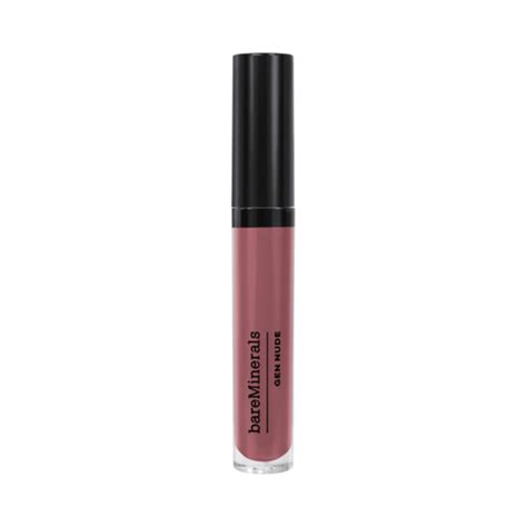 BareMinerals Pout Gen Nude Patent Lip Lacquer Review Swatches