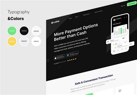 Fintech Web Landing Page Figma