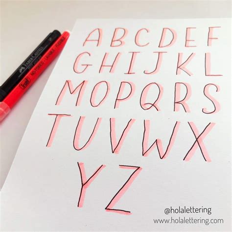 Cómo Hacer Letras Con Sombras Fácilmente Hola Lettering Letras Con Sombra Letras Bonitas Y