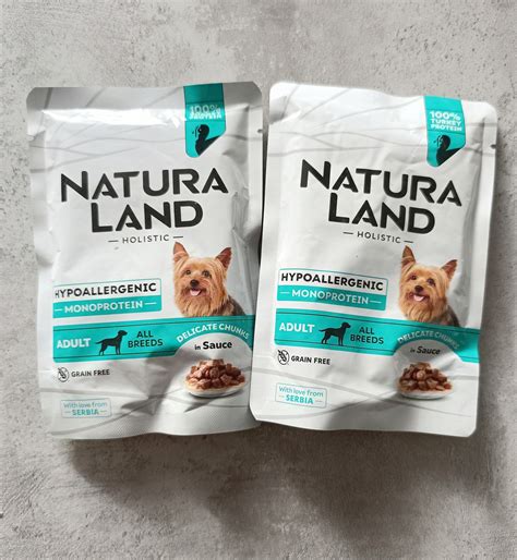 Корм для собак Natura Land Holistic Гипоаллергенный "Нежные кусочки из ...