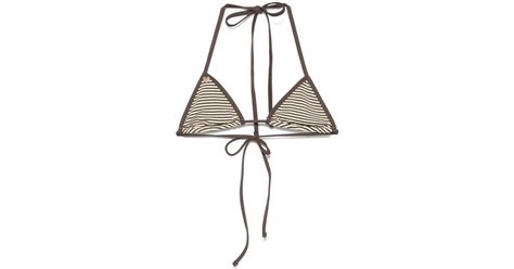 Frankie S Bikinis X Bella Hadid Nick Triangle Bikini Top In Natural For Men Lyst