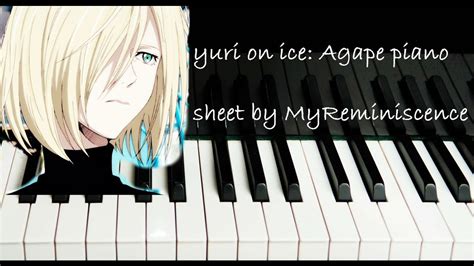 Yuri On Ice Agape Piano Version Youtube