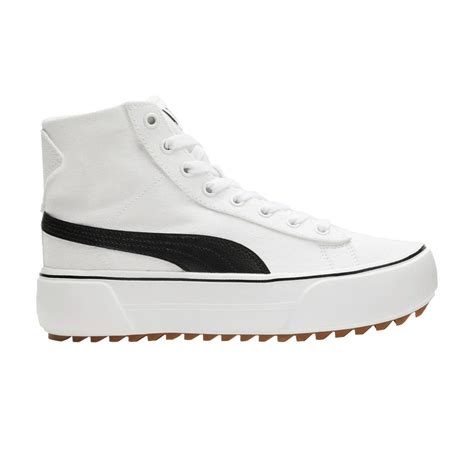 Puma Kaia Mid Cv White Black Lyst