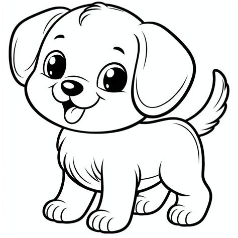 Desenhos Coloridos De Cachorro - Cachorro para Colorir: 12 Desenhos Fofos para Imprimir e Aprender!