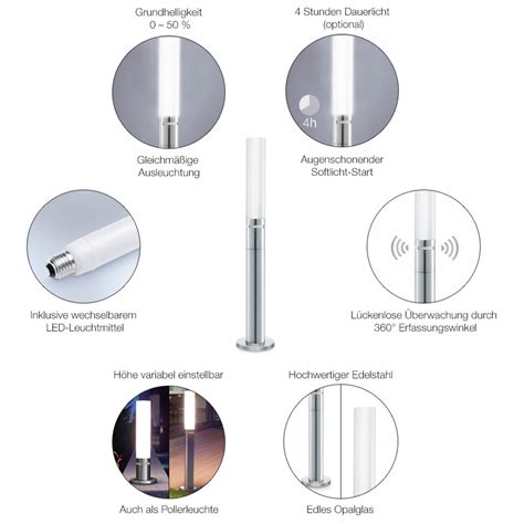 Steinel Gl Led Gadelampe Med Sensor Lampegiganten Dk