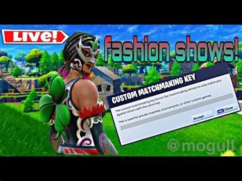 Live Fortnite Fashion Shows Real Stream YouTube