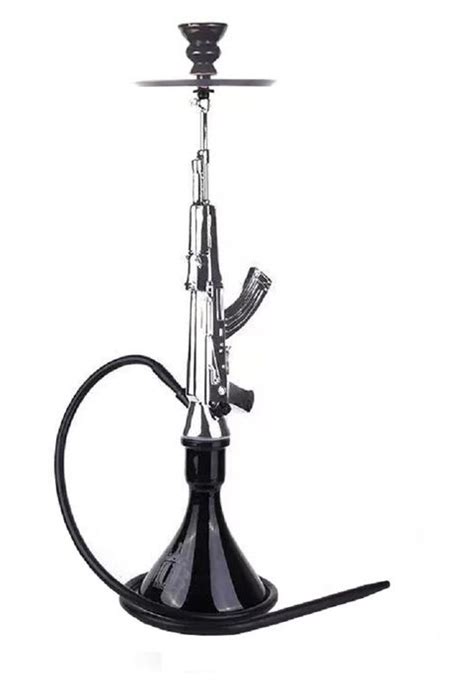 AK-47 Hubbly bubbly Hookah Shisha Traditional Huka - Silver | Buy ...