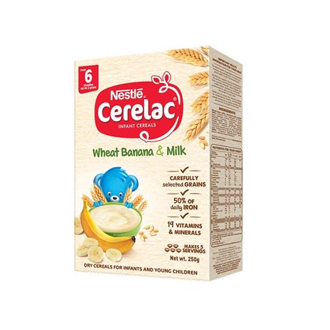 Cerelac Infant Cereal Wheat Banana And Milk 250g