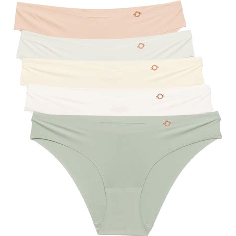 Danskin Bonded Breathable Microfiber Panties 5 Pack Bikini Brief Save 50