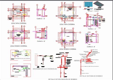 Cisterna Pluvial En AutoCAD Descargar CAD 548 78 KB Bibliocad