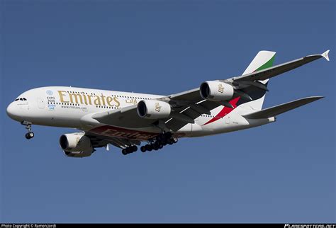 A6 EDX Emirates Airbus A380 861 Photo By Ramon Jordi ID 363847