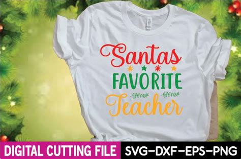 Santas Favorite Teacher Svg Graphic By Svg Shop · Creative Fabrica