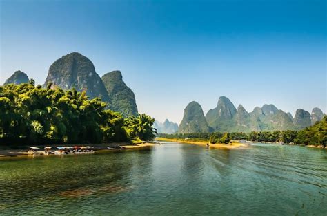 Premium Photo | Picturesque guilin karst landscape in china