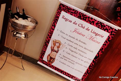 Xá Comigo Chá de Lingerie da Jéssica