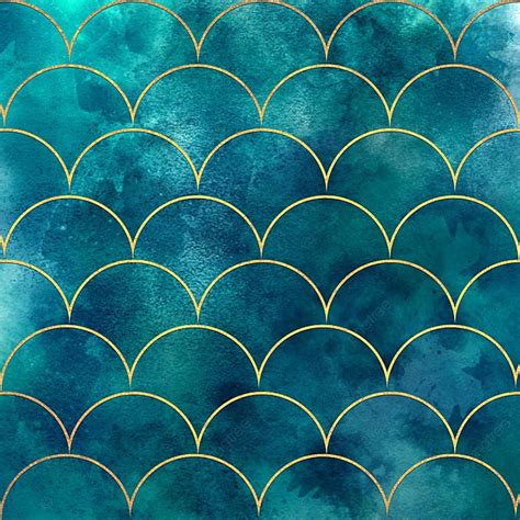 Turquoise Pattern Background