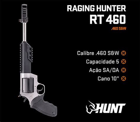 Revólver RAGING HUNTER RT 460, o novo produto da Taurus Armas – Defesa ...