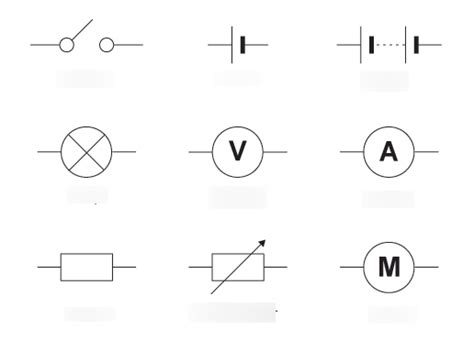 Circuit Symbols Y8 Diagram Quizlet