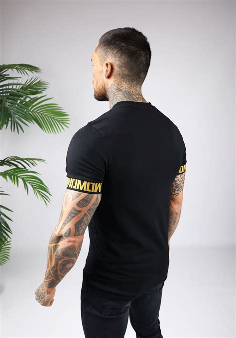 MALELIONS Venetian Tshirt Black Gold Cotton District