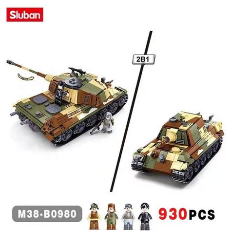Конструктор SLUBAN M38-B0980/ Танки Короля Тигра/ детский для мальчиков ...