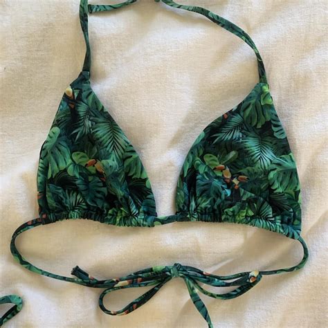 Onia Toucan Print Bikini Attn Bottom Size L Top Depop