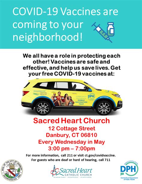 Covid 19 Vaccines Coming To Sacred Heart Church Danbury Diocese Of