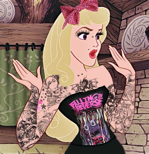 Punk Disney Tumblr Disney Princess Tattoo Emo Disney Punk Disney