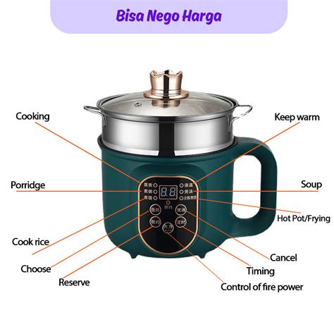 Jual KKC Electric Hot Pot Cooker Multicooker Hotpot Stew Heating Eggs