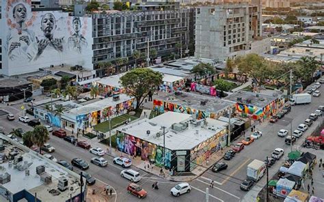 Wynwood Walls Outdoor Art Museum in Downtown Miami, FL