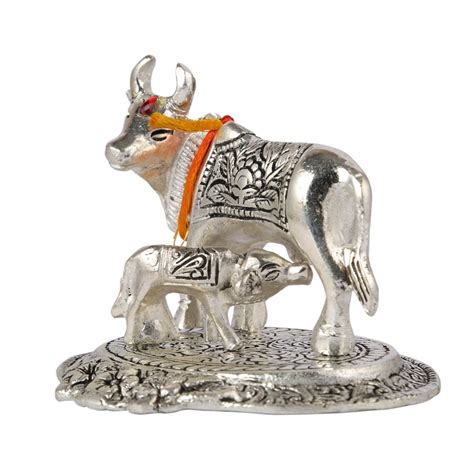 Brass Cow Calf Statue At Rs 750 Kamadhenu Cow And Calf Statue In