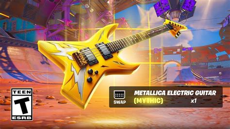 CRAZY FORTNITE SEASON 3 UPDATE OUT NOW METTALICA GUITAR MYTHIC