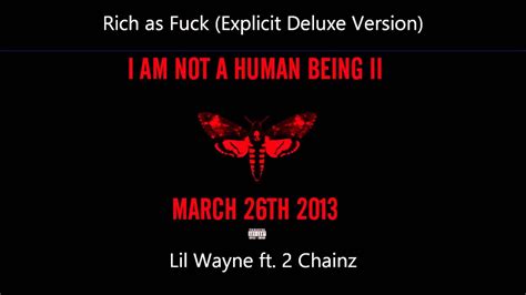 Rich As Fuck Original Album Version Lil Wayne Ft 2 Chainz Youtube