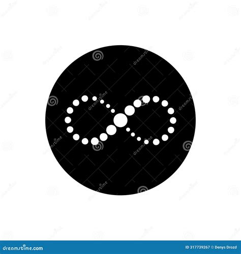 Infinity Icon Vector Mobius Loop Shape Illustration Sign Unlimited