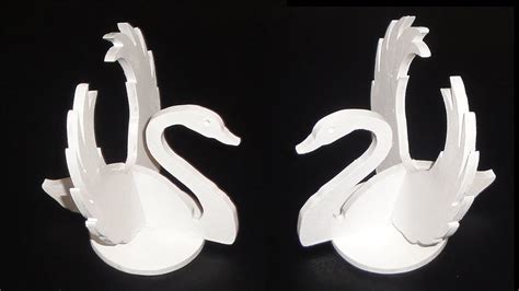 Scroll Saw Projects 3D Swans YouTube