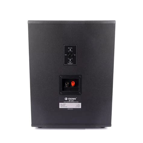Crown 500W 10" BF Series Karaoke and Videoke Passive Audio 3-Way Speak ...