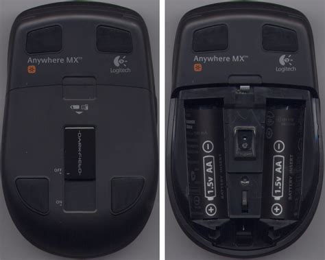 Anywhere Mouse Mx M Technical Specifications Logitech Support